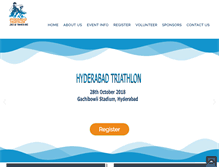 Tablet Screenshot of hyderabadtriathlon.com
